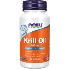 Now Krill Oil 500mg 60 Softgels