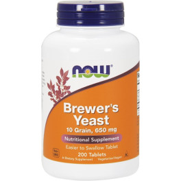 Now Brewer's Yeast Tablets 200 Tablets