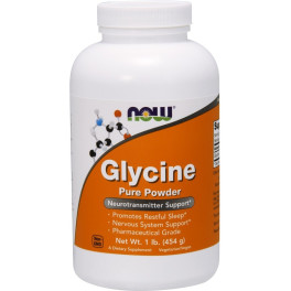 Now Glycine Pure Powder 454g