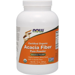 Now Acacia Fiber Organic Powder 340g