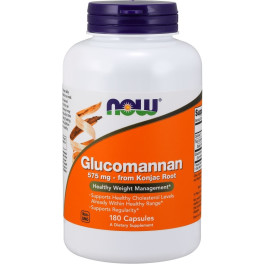 Now Glucomannan From Konjac Root 575mg 180 Caps