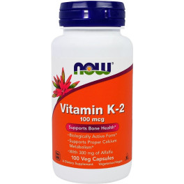 Now Vitamin K2 100mcg 100 Vcaps