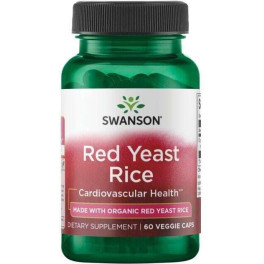 Swanson Red Yeast Rice 600mg 60 Vcaps