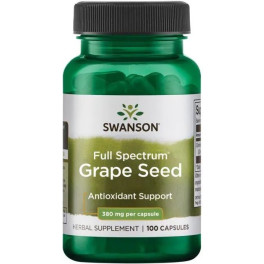 Swanson Full Spectrum Pépins de raisin 380 mg 100 gélules
