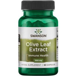 Swanson Olive Leaf Extract 500mg 60 Caps