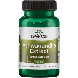 Extrato Swanson Ashwagandha 450 mg 60 cápsulas