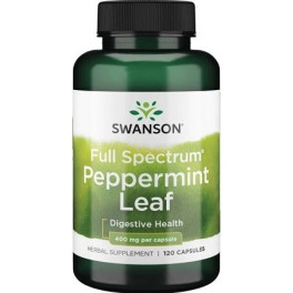 Swanson Full Spectrum Peppermint Leaf 400mg 120 Caps
