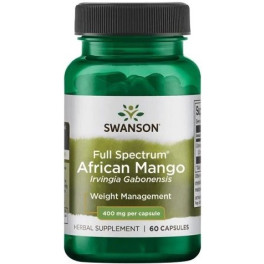 Swanson Full Spectrum African Mango (Irvingia Gabonensis) 400 mg 60 cápsulas