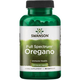 Swanson Full Spectrum Orégano 450 mg 90 cápsulas