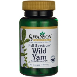 Swanson Full Spectrum Wild Yam 400 mg 60 cápsulas