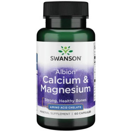 Swanson Albion Calcium & Magnesium 60 Caps