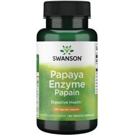 Swanson Papaya Enzyme Papain 100mg 90 Vcaps