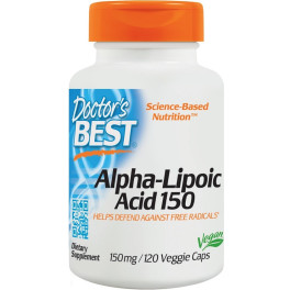 Doctors Best ácido alfa lipóico 150 mg 120 cápsulas