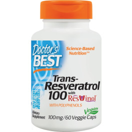 Doctors Best Transresveratrol Com Resvinol25 100 Mg 60 Vcaps