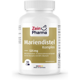 Complexo de cardo mariano Zein Pharma 525 mg - 90 cápsulas