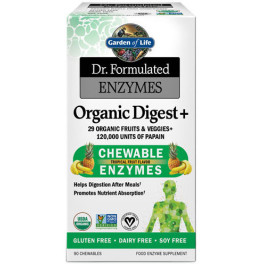Garden Of Life Dr. Formulated Organic Digest + 90 mastigáveis