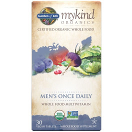 Garden Of Life Mykind Organics Men's Once Daily 30 Tabs veganos
