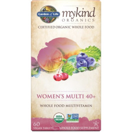 Garden Of Life Mykind Organics Women's Multi 40+ 60 Vegan Tabs