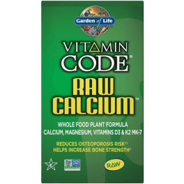 Garden Of Life Vitamin Code Raw Calcium 60 Vcaps