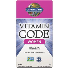 Garden Of Life Vitamin Code Women 240 Vcaps