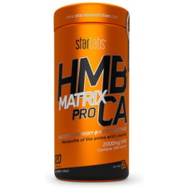 Starlabs Nutrition Hmb-ca Matrix Pro - Calcium ?-hydroxy-?-methylbutyrate 120 Capsulas - Aumento De Musculatura. Estimulador I