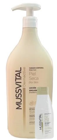 Mussvital Dermactive Locion Emoliente Piel Seca 1000 ml + Piel seca 100 ml Mussvital Dermactive Locion Emoliente Piel Seca 1000 ml + Piel seca 100 ml