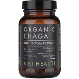 Kiki Health Chaga Extract Organic 380 Mg 60 Vcaps