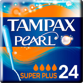 Tampão Tampax Pearl Super Plus 24 U Feminino