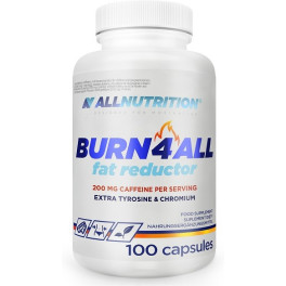 All Nutrition Burn4all 200 Mg Caffeine 100 Caps