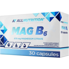 All Nutrition Mag B6 670 mg 30 cápsulas