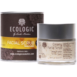 Ecologic Cosmetics Facial Scrub Creamy Honey & Lemon 50 Ml Mujer