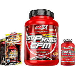 GIFT Pack Amix IsoPrime CFM Isolate Protein 1 Kg + Thermocore 90 Capsules + Creatine Monohydrate 30 Capsules