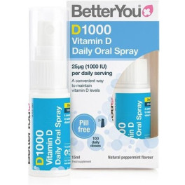 Better You D1000 Spray oral diário de vitamina D 15 ml