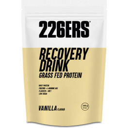 226ERS RECOVERY DRINK 1 KG - Batido Recuperador Muscular Sin Gluten - Bajo en Azúcar / Low Sugar - Proteína de Suero de Leche GRASS FED - Creatina y MCT - Ideal después del Ejercicio