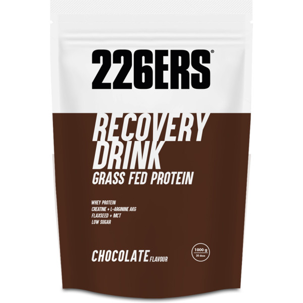 226ERS RECOVERY DRINK 1 KG – Glutenfreier Muscle Recovery Shake – Zuckerarm / Low Sugar – WHEY Milk Whey Protein – Kreatin und MCT – Ideal nach dem Training