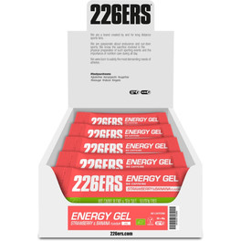 226ERS Energy Gel BIO Morango-Banana Sem Cafeína - 30 géis x 40 gr