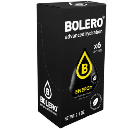 Bolero Energy Drink com Taurina e Cafeína 12 saquetas x 7 gr