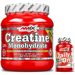 Pack REGALO Amix Creatina Monohidrato 300 Gr  100% Micronizada + Daily One 30 Caps