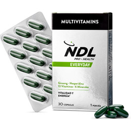 NDL Pro-Health Multivitamins 30 Caps / Vitalidad Y Energía