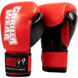 Luvas de boxe Gorilla Wear Ashton Pro - vermelho/preto - 10 oz
