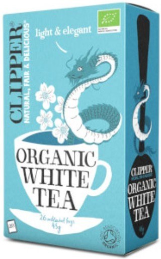 Clipper Infusion Ecologica Te Blanco 26 bolsas x 1,70 gr Clipper Infusion Ecologica Te Blanco 26 bolsas x 1,70 gr