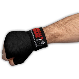 Gorilla Wear Boxing Hand Wraps - Black - 4m