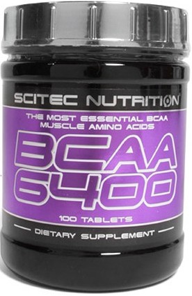 Scitec Nutrition BCAA 6400 Aminoácidos ramificados 125 caps Scitec Nutrition BCAA 6400 Aminoácidos ramificados 125 caps