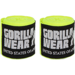 Gorilla Wear Bandagens de boxe - Amarelo - 2,5 m