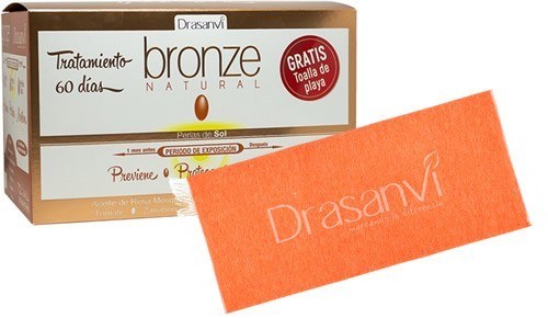 Drasanvi Bronze Natural 60 perlas + Toalla Playa Drasanvi Bronze Natural 60 perlas + Toalla Playa