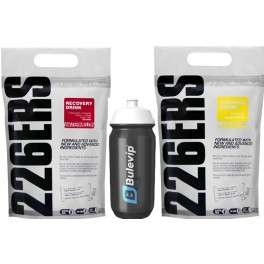 Pack 226ERS Recovery Drink 1 kg + Isotonic Drink 1 kg + Bidon Bulevip 600 ml Pack 226ERS Recovery Drink 1 kg + Isotonic Drink 1 kg + Bidon Bulevip 600 ml