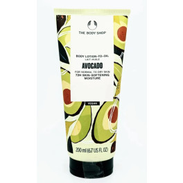 The Body Shop Abacate Body Lotion-to-oil Lait-huile 200 ml unissex
