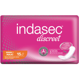 Indasec Discreet Compresa Incontinencia Maxi 15 U Mujer