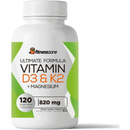 Fitnesszone Ultimate Formula Vitamin D3 & K2 + Magnesium 120 Caps