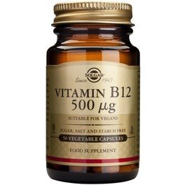 Solgar Vitamina B12 500 mcg 50 comprimidos